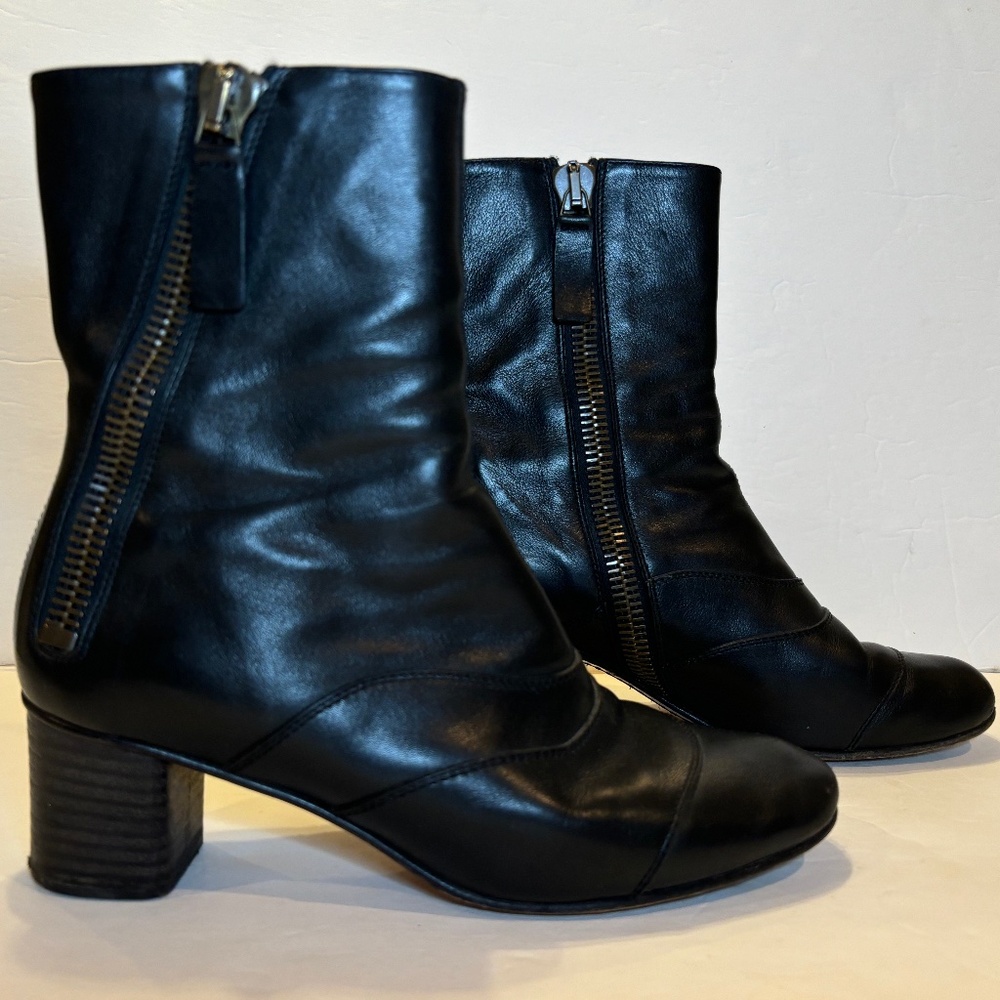 Chloe black leather Lexie ankle boots in great condition size 37 1/2